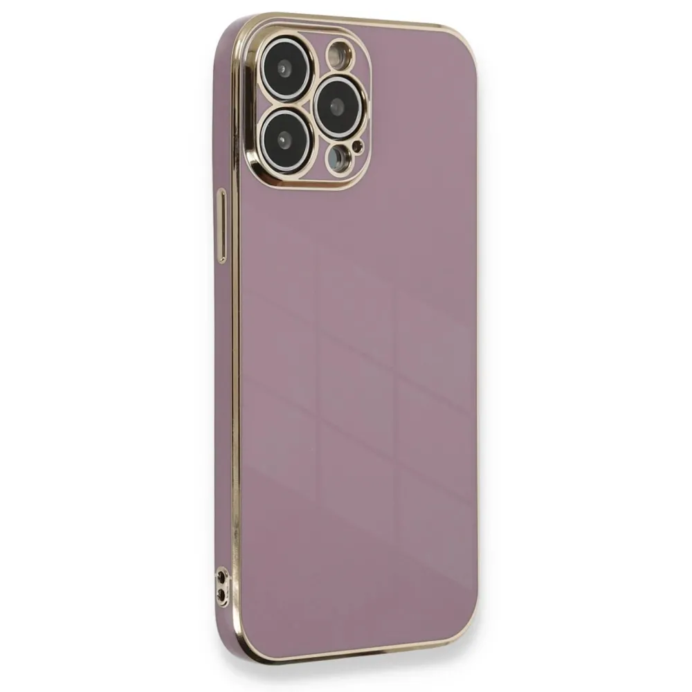 Newface Iphone 13 Pro Max Kılıf Volet Silikon - Mor