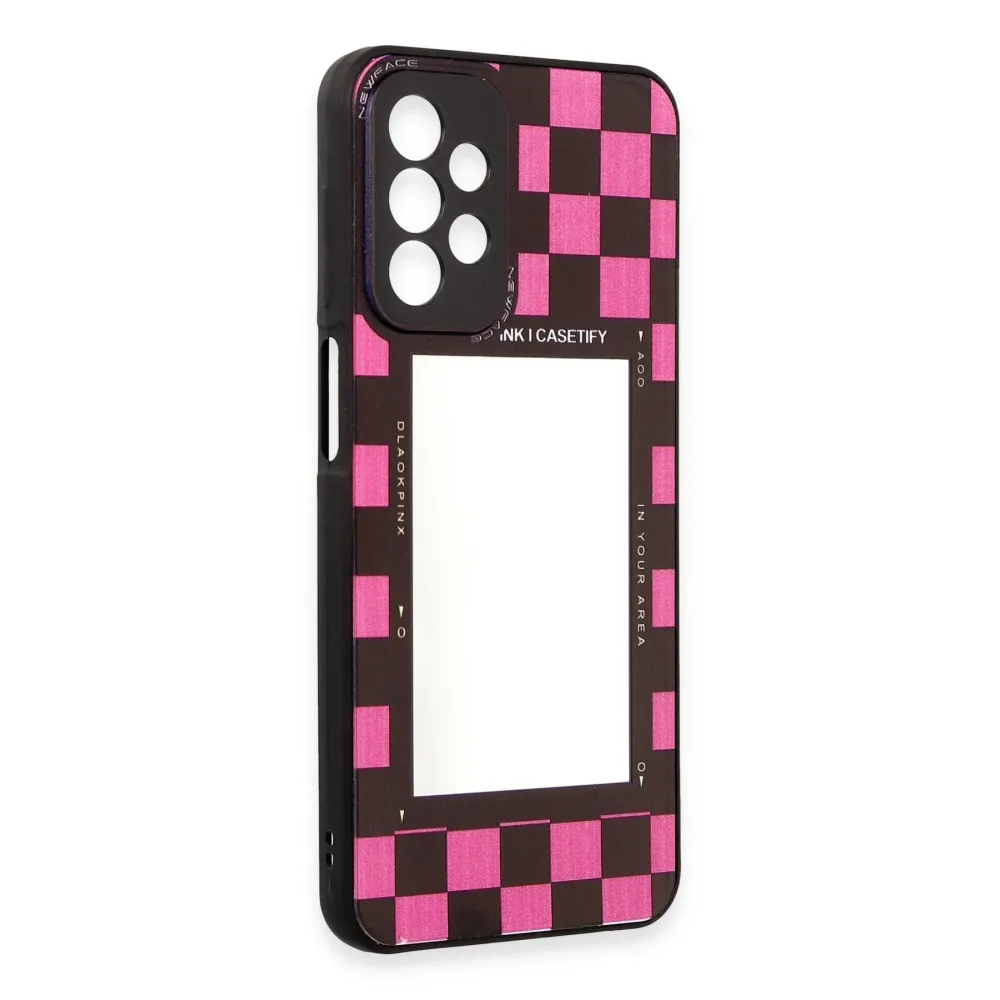 Newface Samsung Galaxy A23 4G Kılıf Mirror Desenli Kapak - Mirror - 8