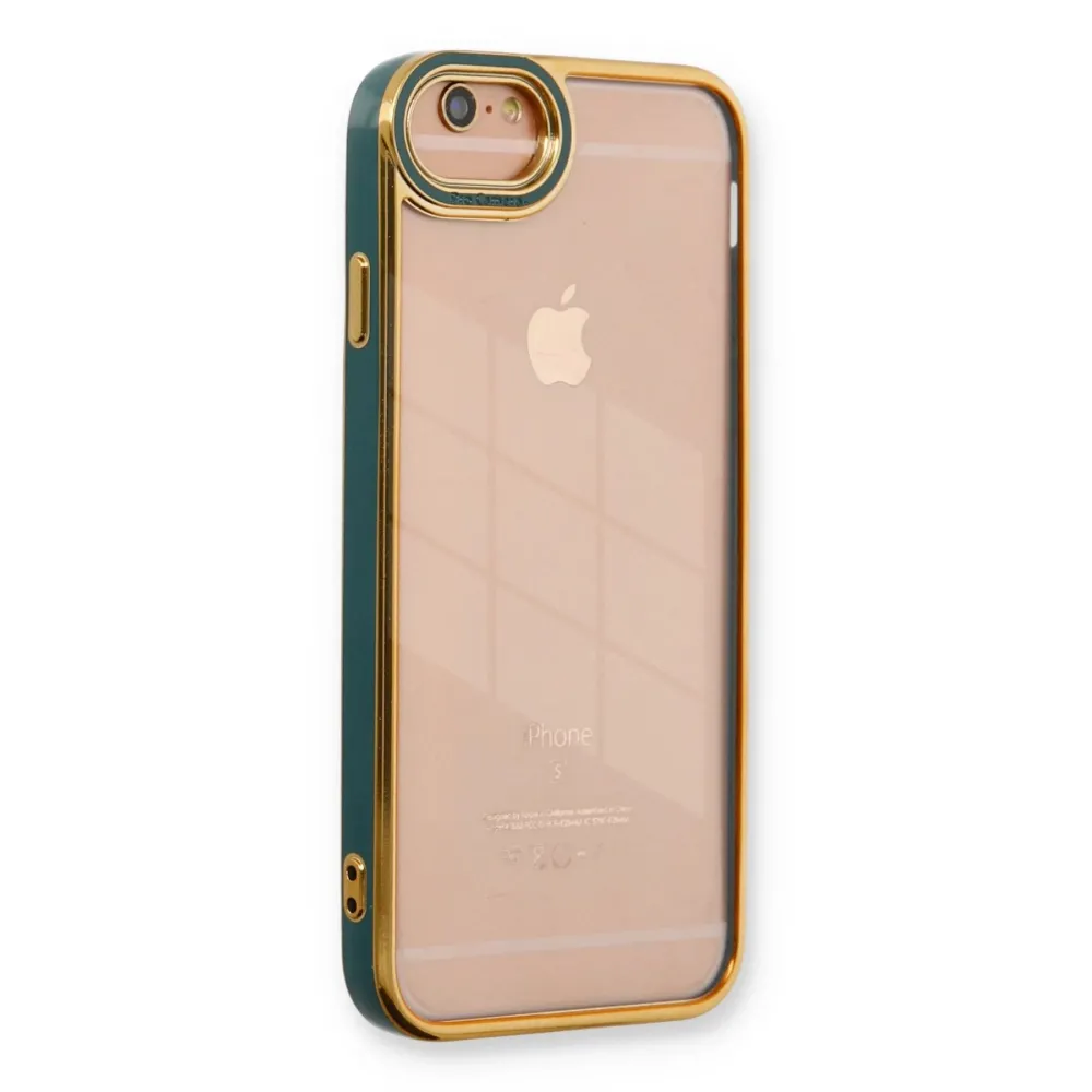 Newface Iphone 6 Kılıf Liva Lens Silikon - Yeşil