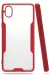 Newface Samsung Galaxy A01 Core Kılıf Platin Silikon - Kırmızı
