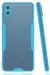 Newface Samsung Galaxy A02 Kılıf Platin Silikon - Mavi
