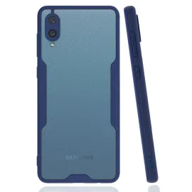 Newface Samsung Galaxy A02 Kılıf Platin Silikon - Lacivert