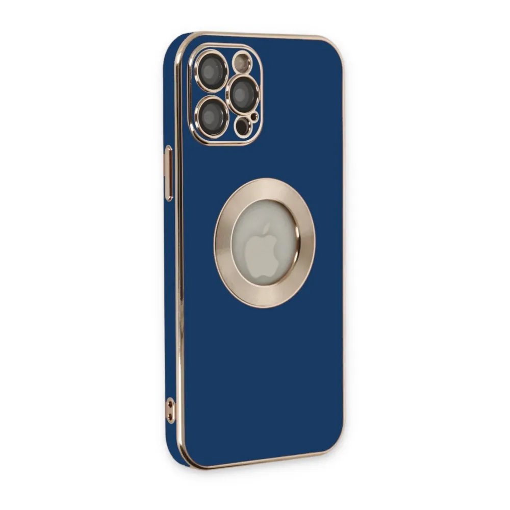 Newface Iphone 12 Pro Max Kılıf Store Silikon - Mavi