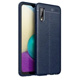 Newface Samsung Galaxy A02 Kılıf Auto Focus Kapak - Lacivert