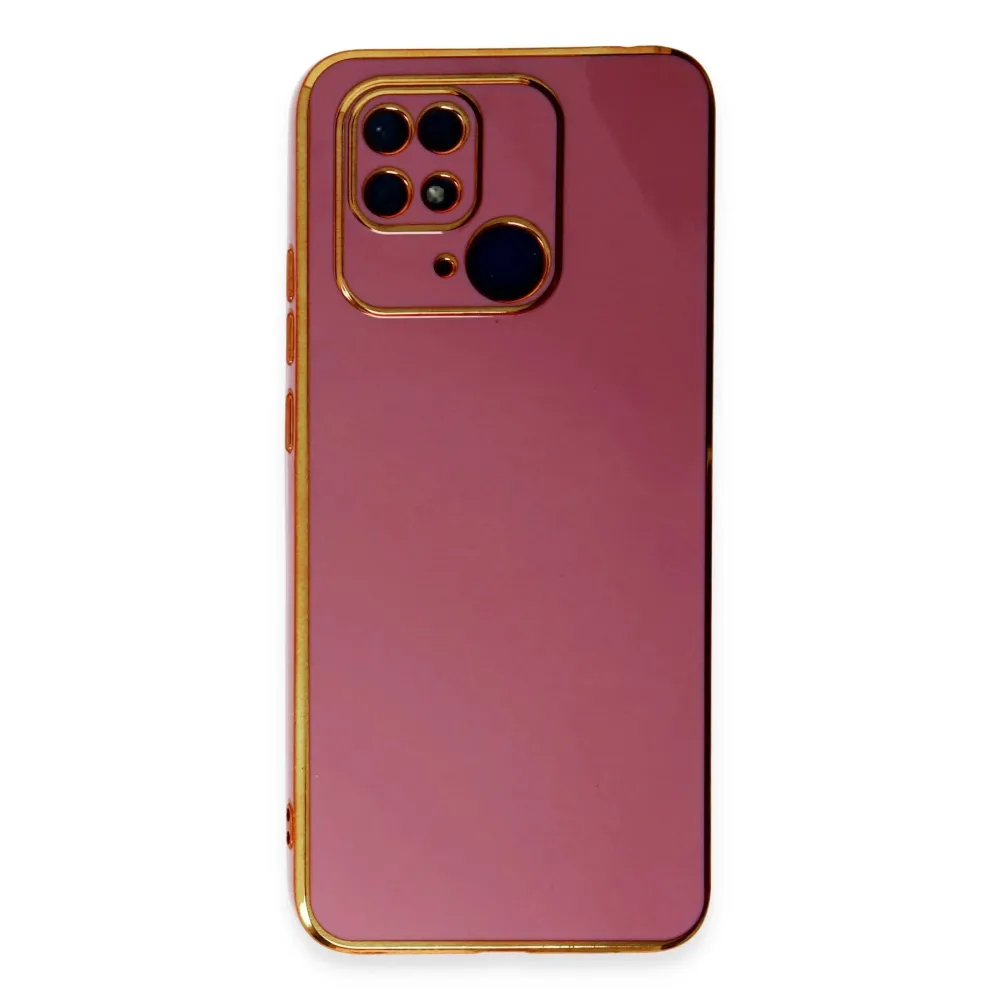 Newface Xiaomi Redmi 10C Kılıf Volet Silikon - Kırmızı