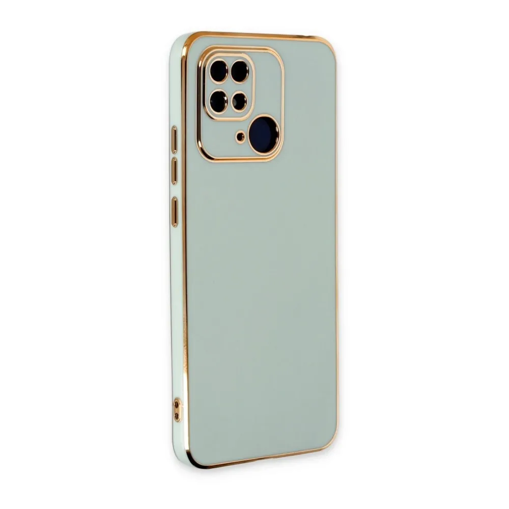 Newface Xiaomi Redmi 10C Kılıf Volet Silikon - Açık Yeşil