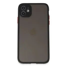 Newface Iphone 11 Kılıf Montreal Silikon Kapak - Siyah