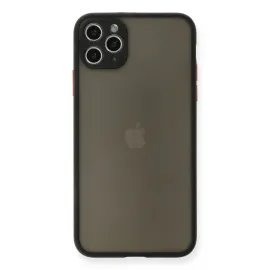 Newface Iphone 11 Pro Max Kılıf Montreal Silikon Kapak - Siyah