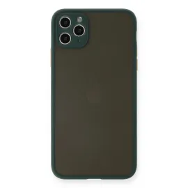 Newface Iphone 11 Pro Max Kılıf Montreal Silikon Kapak - Yeşil