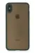 Newface iPhone X Kılıf Montreal Silikon Kapak - Yeşil