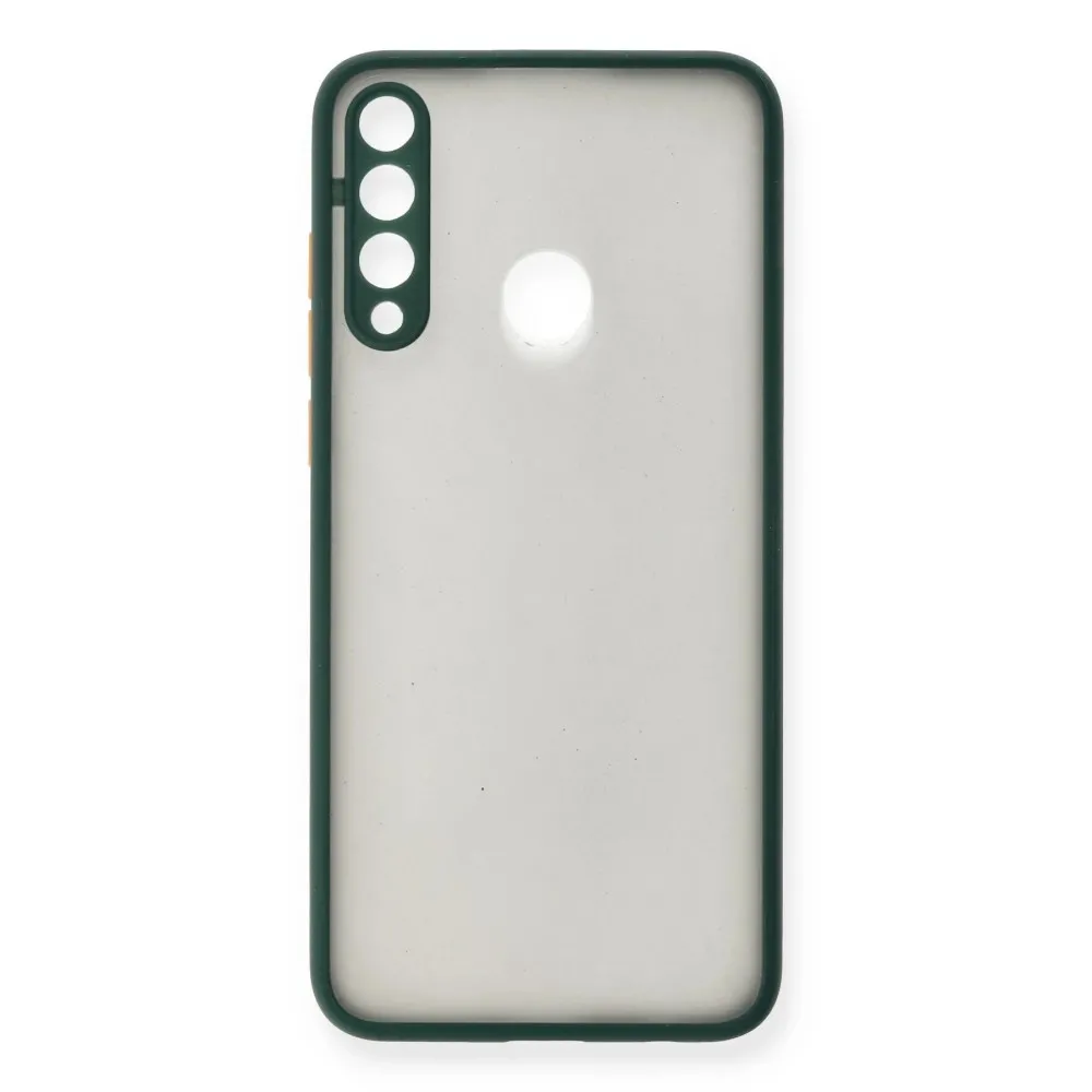 Newface Huawei Y6P Kılıf Montreal Silikon Kapak - Yeşil