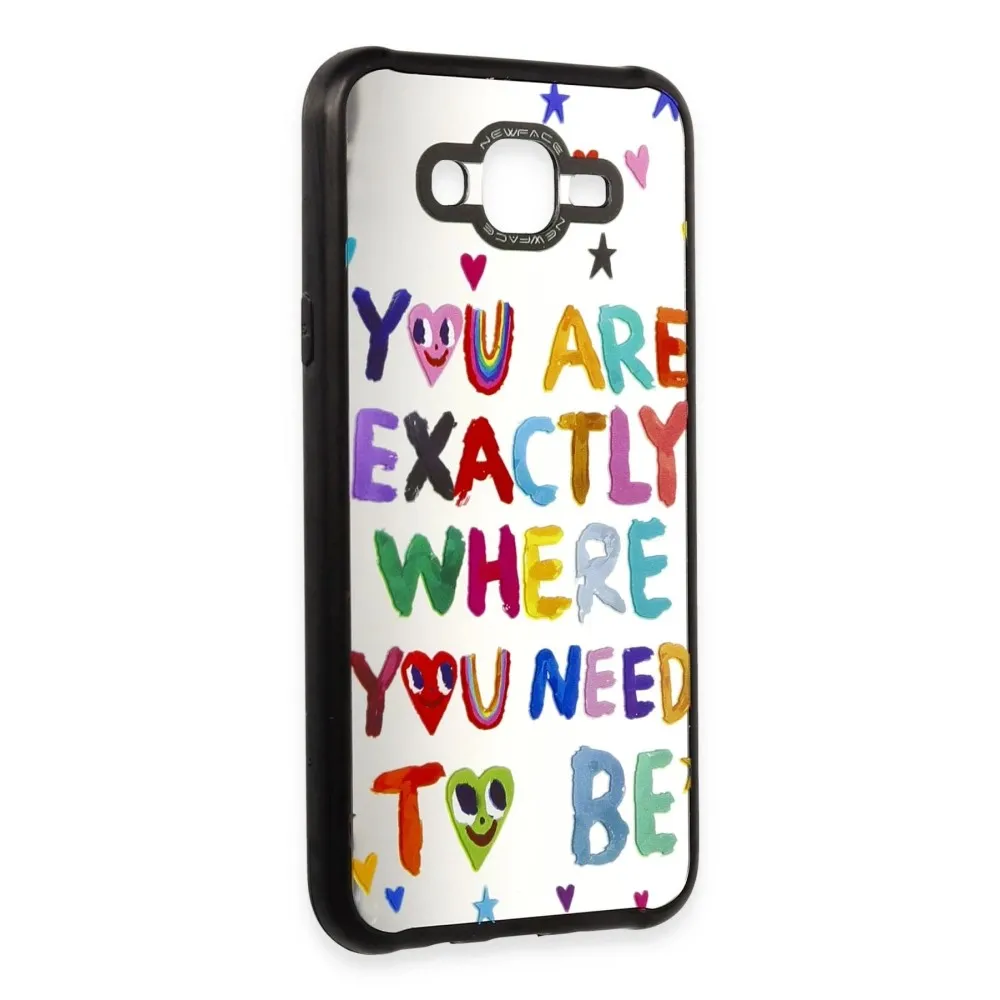 Newface Samsung Galaxy J7 Kılıf Mirror Desenli Kapak - Mirror - 10