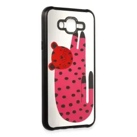 Newface Samsung Galaxy J7 Kılıf Mirror Desenli Kapak - Mirror - 12