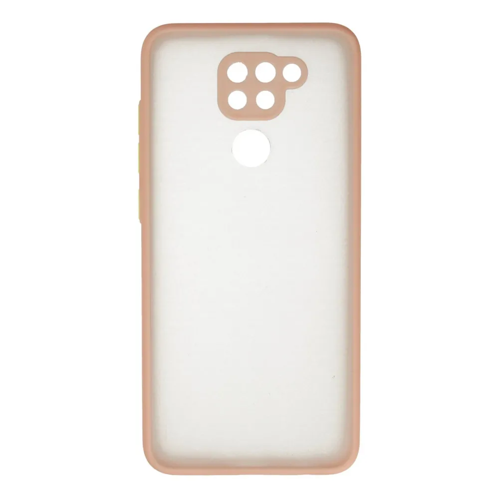 Newface Xiaomi Redmi Note 9 Kılıf Montreal Silikon Kapak - Pembe