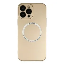 Newface Iphone 13 Pro Kılıf Jack Magneticsafe Lens Silikon - Gold