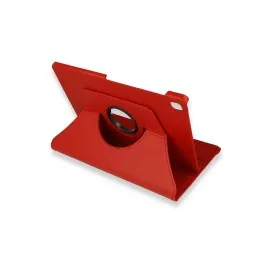 Newface Lenovo M10 Fhd Plus X606F Kılıf 360 Tablet Deri Kılıf - Kırmızı