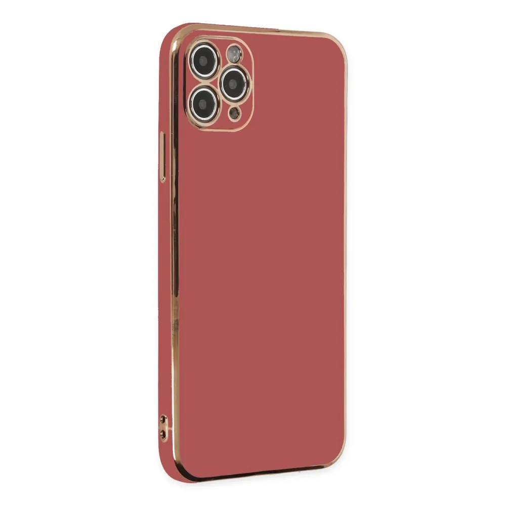 Newface Iphone 11 Pro Max Kılıf Volet Silikon - Kırmızı