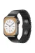 Newface Apple Watch 38mm KR413 Fine Steel Kordon - Siyah