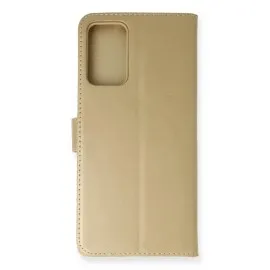 Newface Samsung Galaxy Note 20 Kılıf Trend S Plus Kapaklı Kılıf - Gold