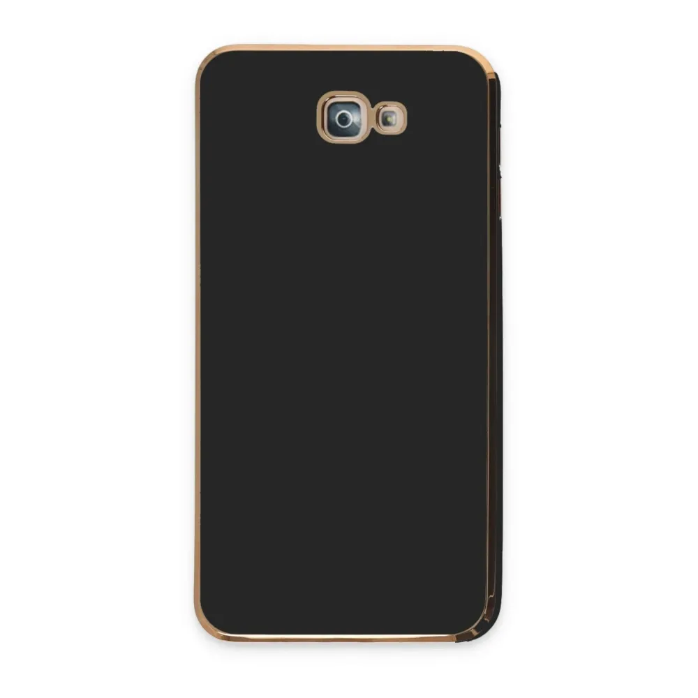 Newface Samsung Galaxy J7 Prime Kılıf Volet Silikon - Siyah