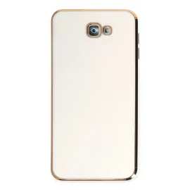 Newface Samsung Galaxy J7 Prime Kılıf Volet Silikon - Beyaz