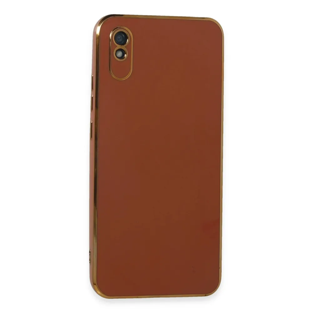 Newface Xiaomi Redmi 9A Kılıf Volet Silikon - Kırmızı