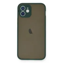 Newface Iphone 12 Mini Kılıf Montreal Silikon Kapak - Yeşil