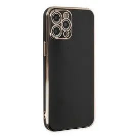 Newface Iphone 12 Pro Max Kılıf Volet Silikon - Siyah