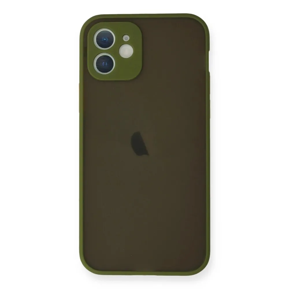 Newface Iphone 12 Mini Kılıf Montreal Silikon Kapak - Açık Yeşil