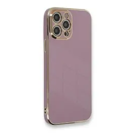 Newface Iphone 12 Pro Max Kılıf Volet Silikon - Mor