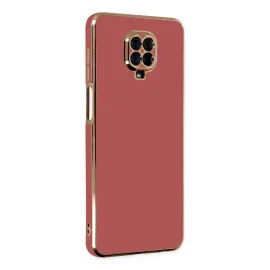 Newface Xiaomi Redmi Note 9 Pro Kılıf Volet Silikon - Kırmızı