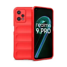 Newface Realme 9 Pro 5G Kılıf Optimum Silikon - Kırmızı