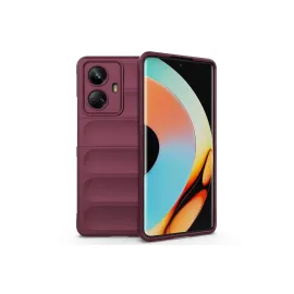 Newface Realme 10 Pro 5G Kılıf Optimum Silikon - Bordo