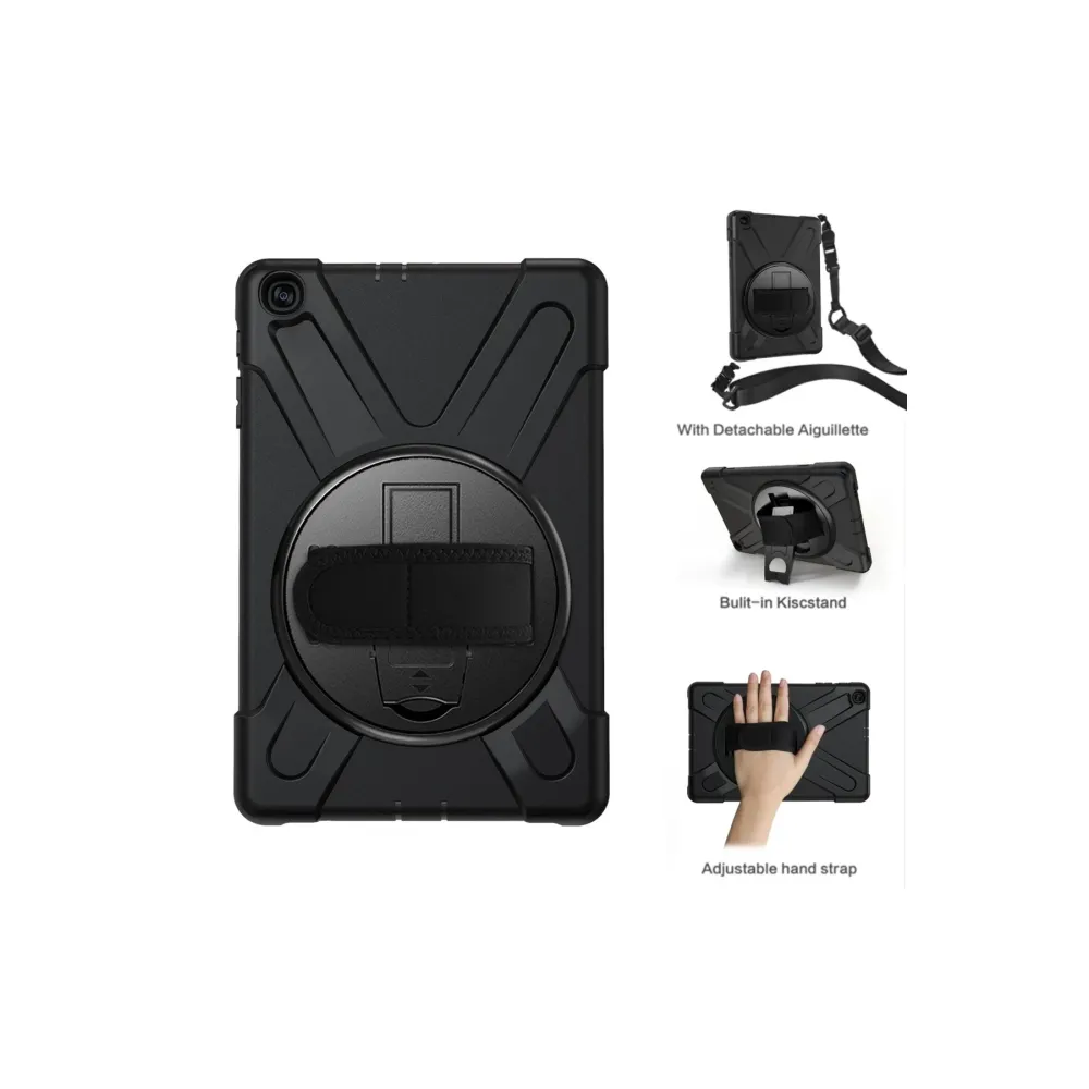 Newface Samsung Galaxy T510 Tab A 10.1 Kılıf Amazing Tablet Kapak - Siyah