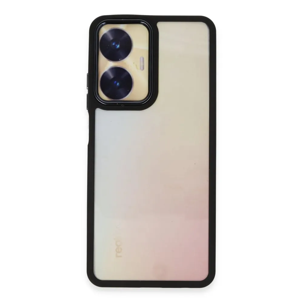 Newface Realme C55 Kılıf Dora Kapak - Siyah