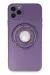 Newface Iphone 12 Pro Kılıf Lukka Magneticsafe Kapak - Derin Mor