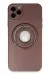 Newface Iphone 12 Pro Kılıf Lukka Magneticsafe Kapak - Kahverengi