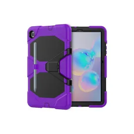 Newface Samsung Galaxy P610 Tab S6 Lite 10.4 Kılıf Griffin Tablet Kapak - Mor