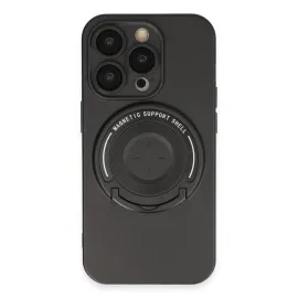 Newface iPhone 14 Pro Kılıf Lukka Magneticsafe Kapak - Siyah