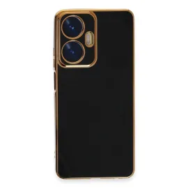 Newface Realme C55 Kılıf Volet Silikon - Siyah