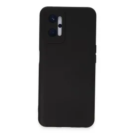 Newface Realme 9I 4G Kılıf Nano Içi Kadife Silikon - Siyah