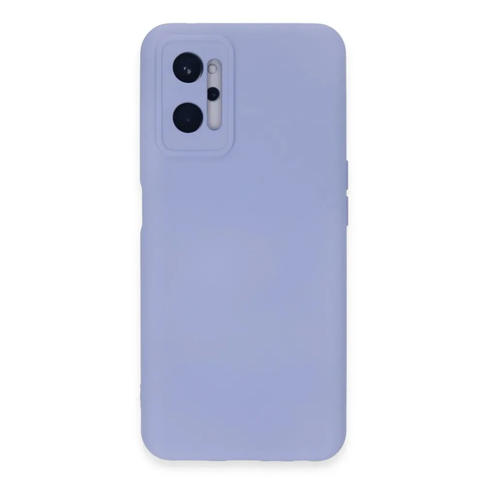 Newface Realme 9I 4G Kılıf Nano Içi Kadife Silikon - Lila