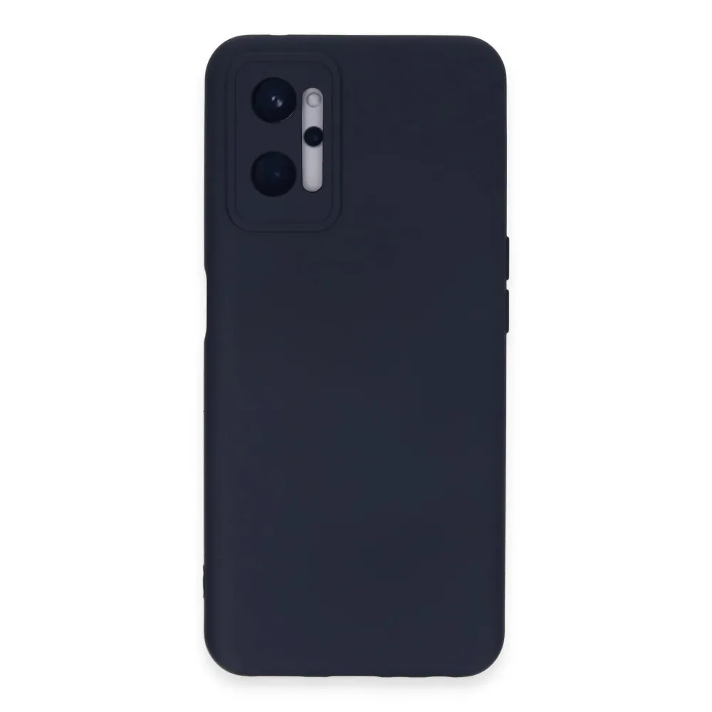 Newface Realme 9I 4G Kılıf Nano Içi Kadife Silikon - Lacivert