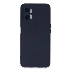 Newface Realme 9I 4G Kılıf Nano Içi Kadife Silikon - Lacivert