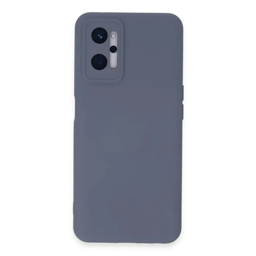 Newface Realme 9I 4G Kılıf Nano Içi Kadife Silikon - Gri