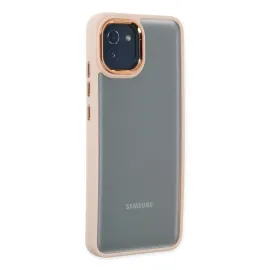Newface Samsung Galaxy A03 Kılıf Dora Kapak - Pudra
