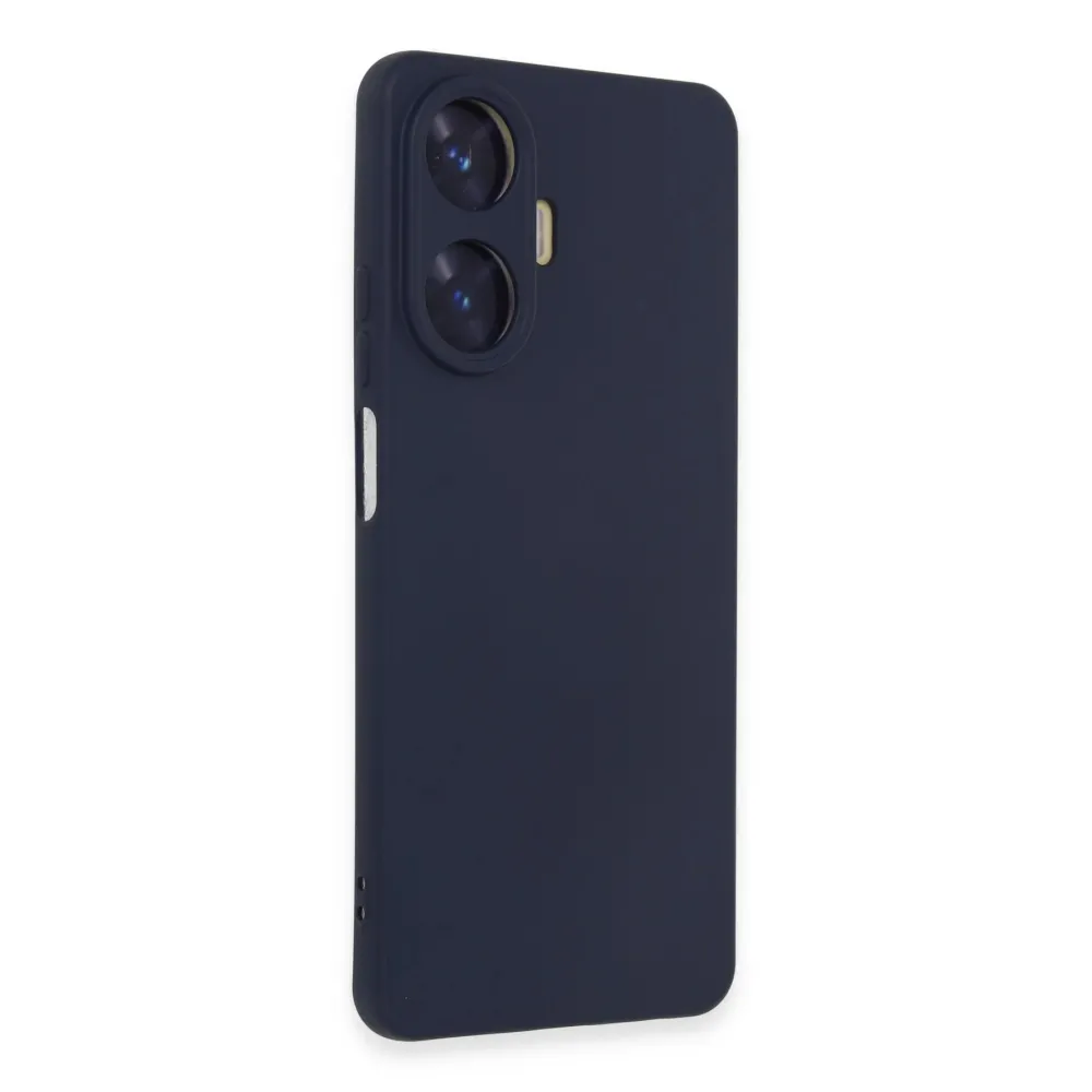 Newface Realme C55 Kılıf Nano Içi Kadife Silikon - Mor