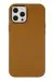 Newface Iphone 12 Pro Max Kılıf Asya Deri Silikon - Kahverengi