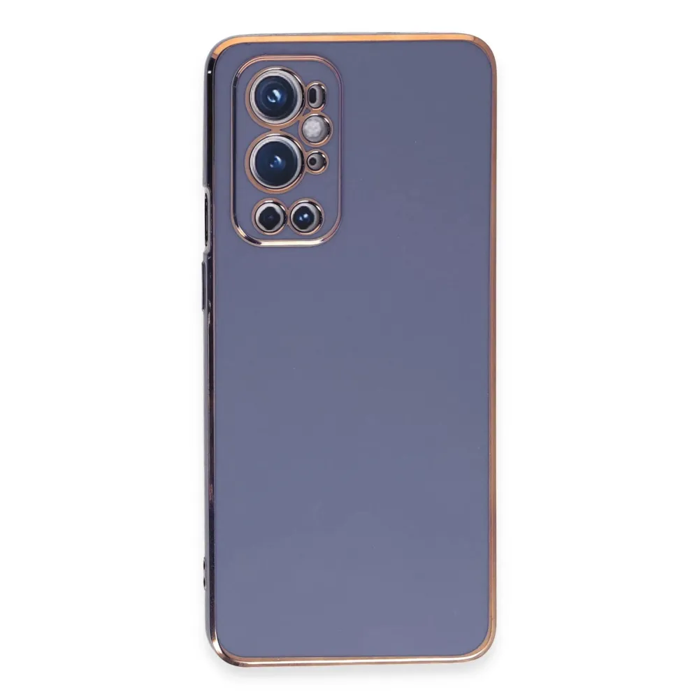 Newface One Plus 9 Pro Kılıf Volet Silikon - Mavi