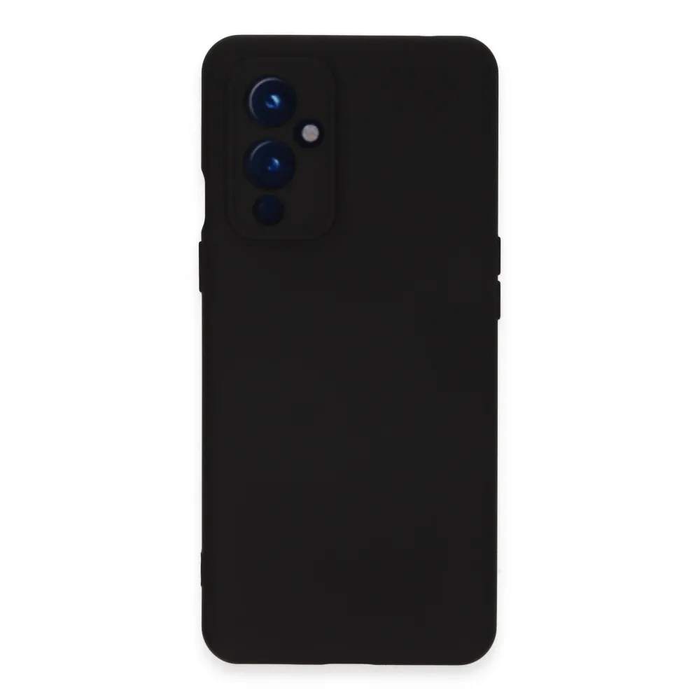 Newface One Plus 9 Kılıf Nano Içi Kadife Silikon - Siyah